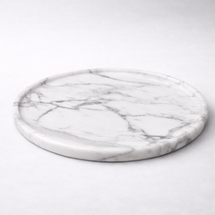 Carrara White Signature Serving Plate