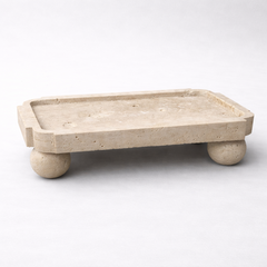 Luna Travertine Vanity Riser Tray