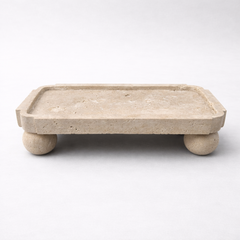 Luna Travertine Vanity Riser Tray