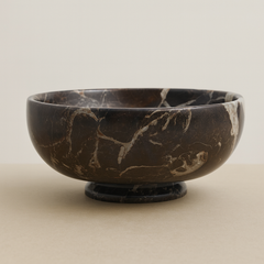 Red Zebra Marble Decorative Bowl