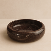 Maroon Stone Round Bowl