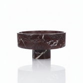 Aurex Pedestal Bowl – Handcrafted Natural Stone Centerpiece