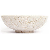 Natural Travertine Bowl Handmade