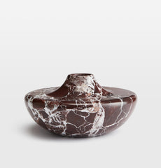 Red Zebra Marble Vase