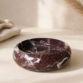 Maroon Stone Round Bowl
