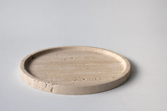 Round Travertine Plate