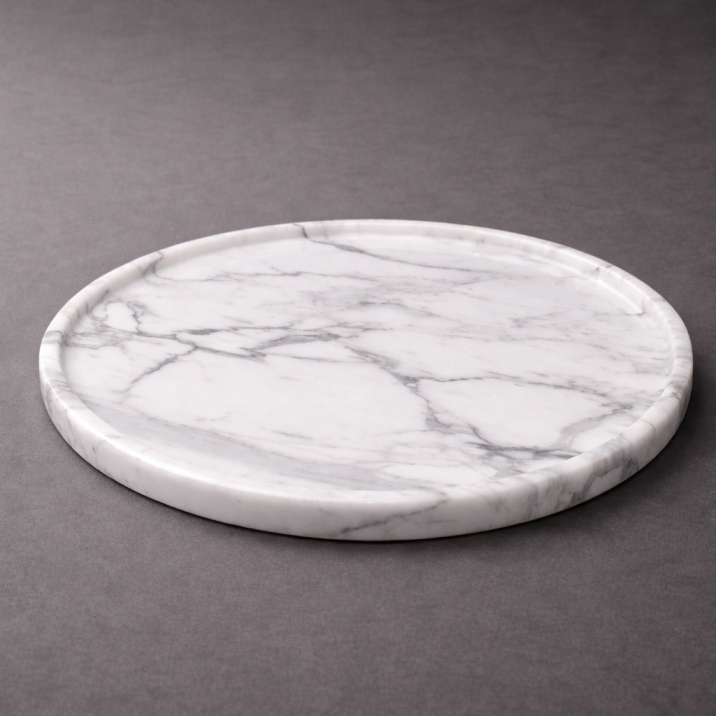 Carrara White Signature Serving Plate