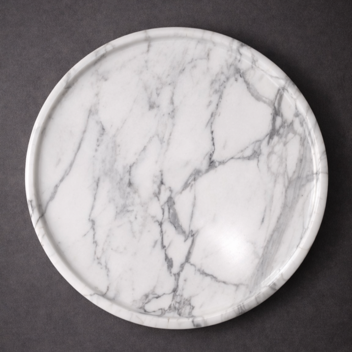 Carrara White Signature Serving Plate