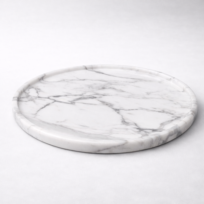 Carrara White Signature Serving Plate