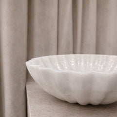 Petal Edge Marble Bowl