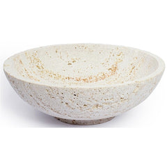 Natural Travertine Bowl Handmade