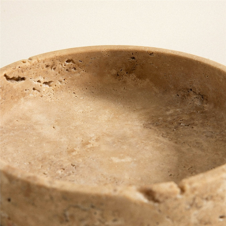 Travertine Bowl Natural Stone