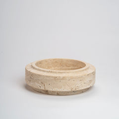 Troy Travertine Bowl