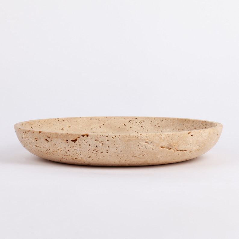 Travertine Curve Plate