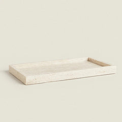 Travertine Rectangular Vanity Tray