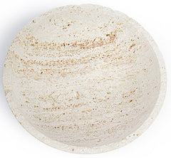 Natural Travertine Bowl Handmade